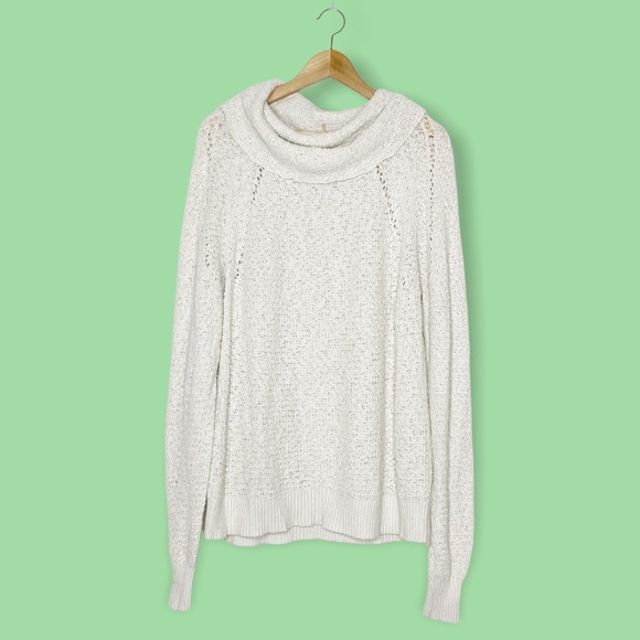 Free People Soft Cowl Neck Oversized Sweater - Picture 2 of 9